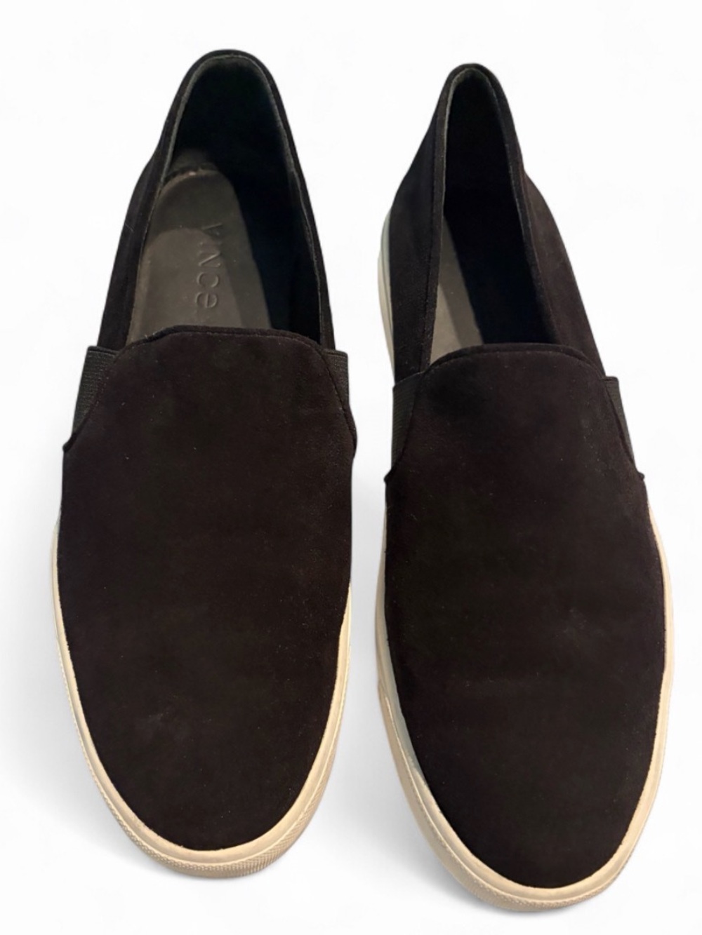 Vince Preston Black Slip On Shoes Womens Size 10